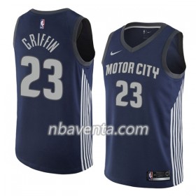 Camiseta Hombre Detroit Pistons Blake Griffin 23 Nike City Edition Swingman